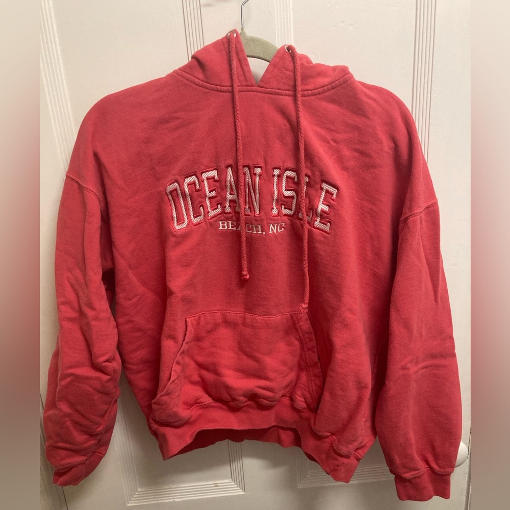 Ocean Isle Red Hoodie